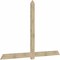 Ekena Millwork Eugene Rough Sawn Timber Gable Bracket, Douglas Fir, 108"W x 72"H x 2"D x 6"F, 16/12 Pitch GBW108X72X0206EUG00RDF - alternate 2